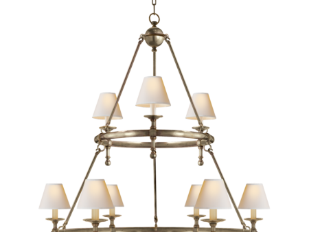 Classic Two-Tier Ring Chandelier Online Sale