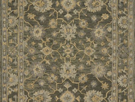 Hawthorne Hooked Charcoal Rug on Sale