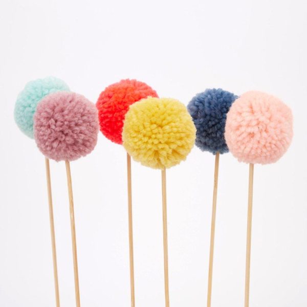 Multi Pompom Cake Toppers Sale