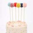 Multi Pompom Cake Toppers Sale