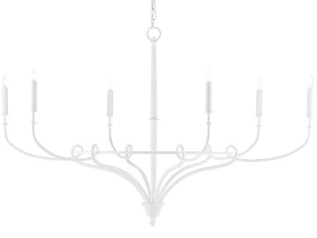 Cyrilly Chandelier by Currey & Company For Sale