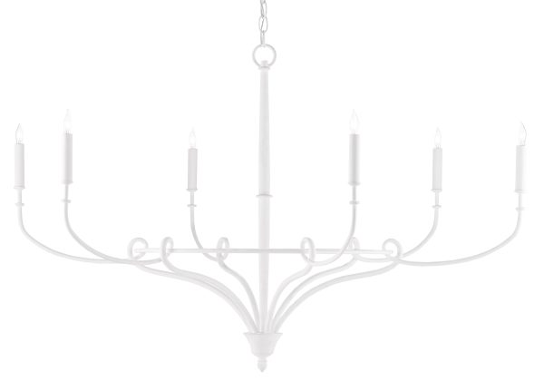 Cyrilly Chandelier by Currey & Company For Sale