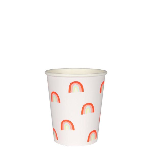 Neon Rainbow Party Cups on Sale