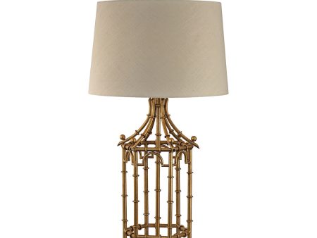 Bamboo Birdcage Table Lamp - LED Fashion