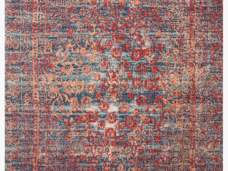 Nour Rug in Red & Navy by Loloi II Sale