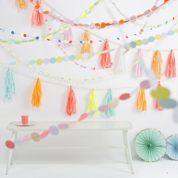 Neon Tassel Garland Online now