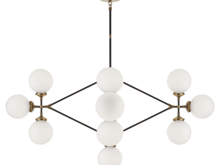 Bistro Four Arm Chandelier in Various Colors For Cheap