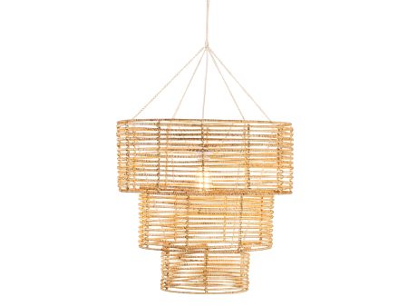 3 Tier Chandelier in Natural Online now