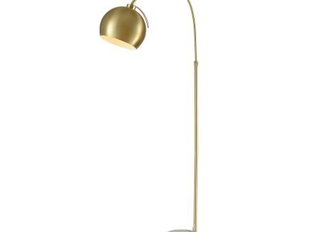 Koperknikus Floor Lamp in Gold Metallic and White Marble Discount