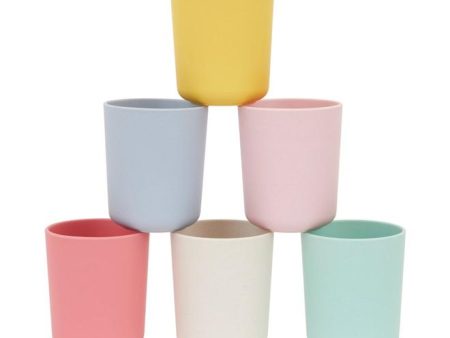 Mixed Set Bamboo Fibre Cups on Sale