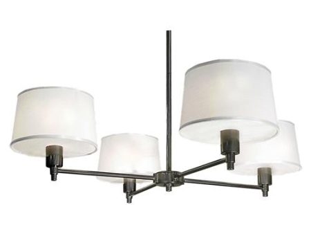 Real Simple 4-Light Chandelier in Various Finishes and Shades Online now