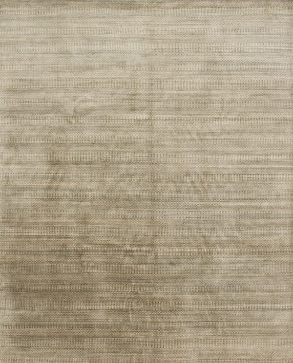 Elliot Hand Loomed Walnut Fog Rug Discount