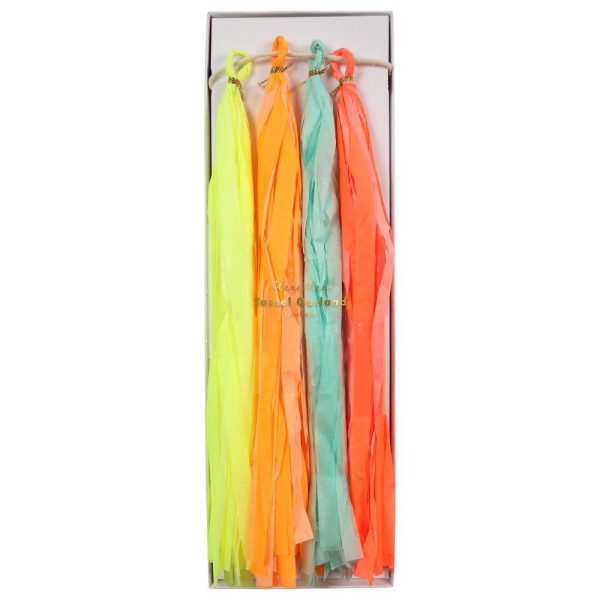 Neon Tassel Garland Online now