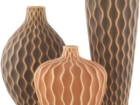 Waves Vase Set in Various Colors on Sale