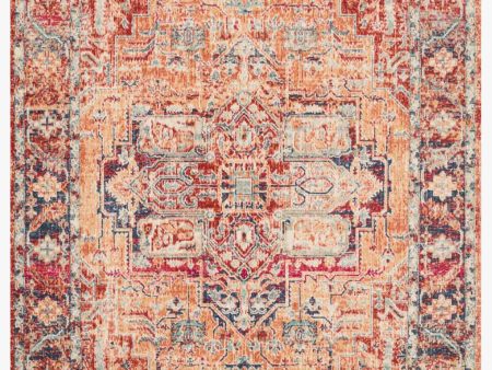 Nour Rug in Lava & Navy by Loloi II Supply